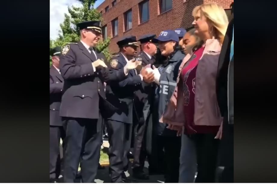 Video: NYPD Officer Wounded in Gunfight Released from Hospital