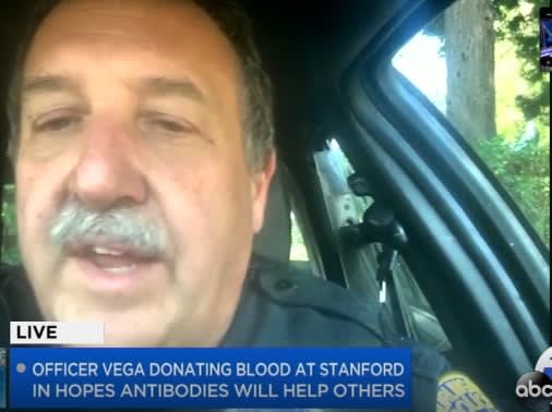 California Officer Recovered from COVID-19 Now Helping Others