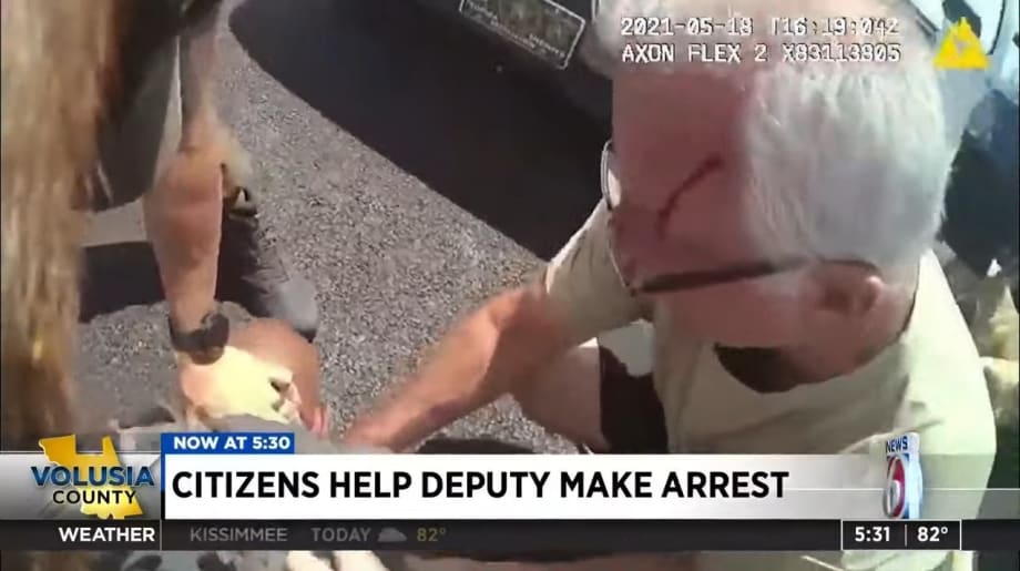 2 Men Come to Aid of FL Deputy Under Attack