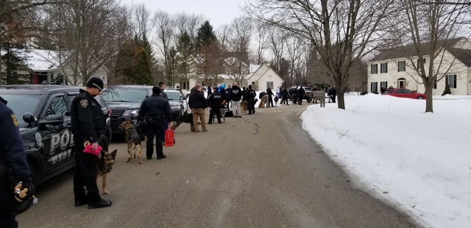 Dog-Loving Terminally Ill Girl Visited by Dozens of Police K-9s