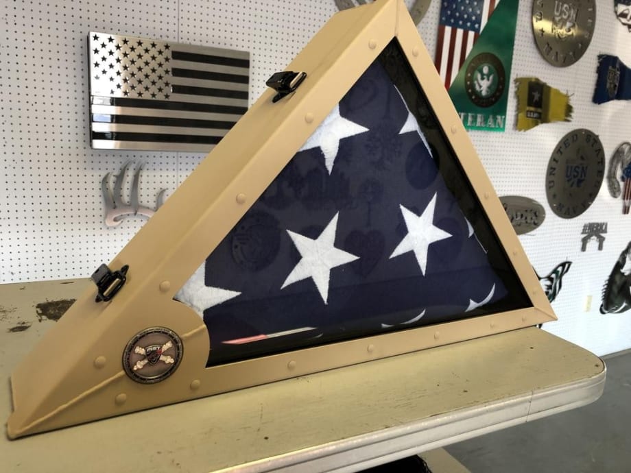 Metal Art of Wisconsin Introduces Reverent Steel Flag Vault