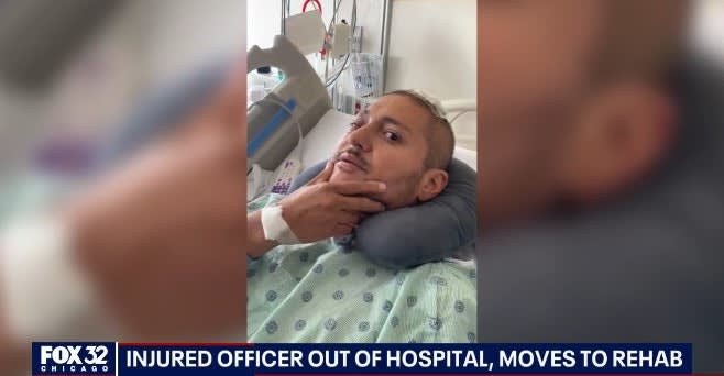 Wounded Partner of Slain Chicago Officer Leaves Hospital for Rehab
