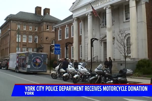 Charitable Foundation Donates New Motorcycle to Pennsylvania Department
