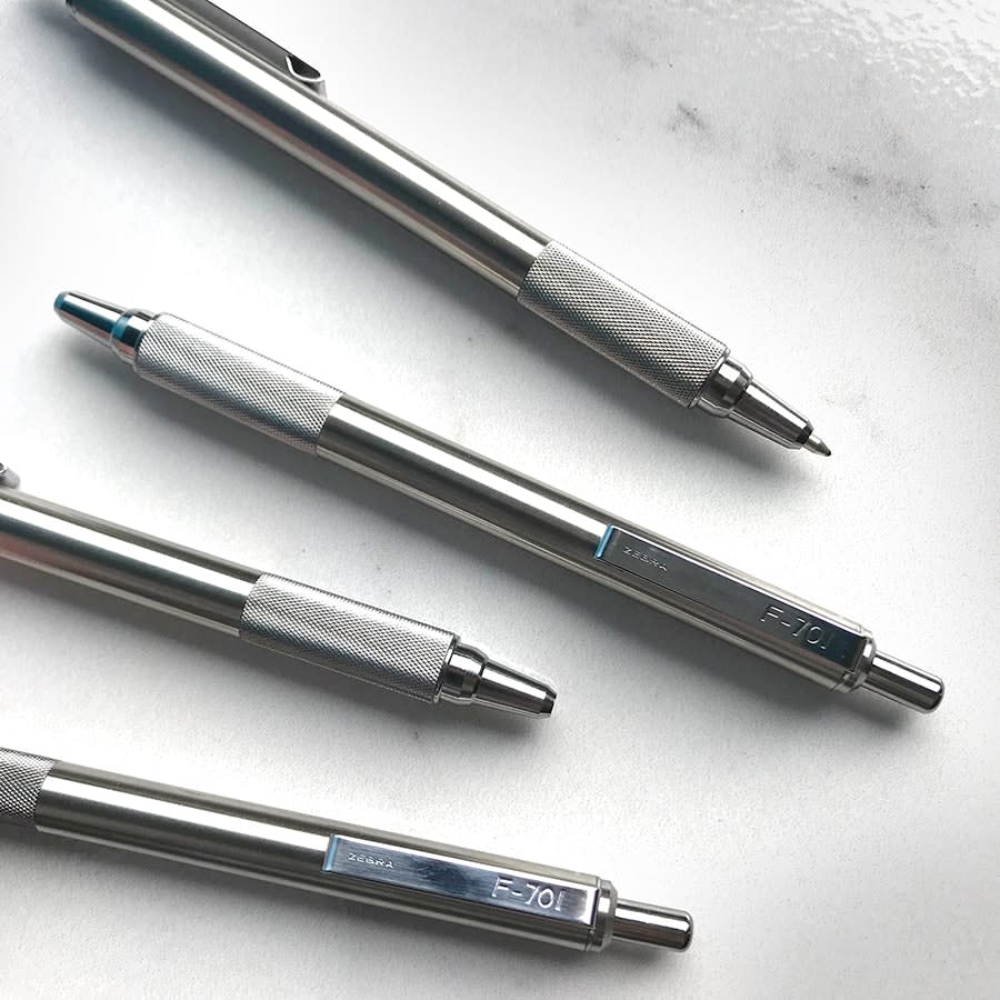 Steel F-701 Ballpoint Retractable Pen