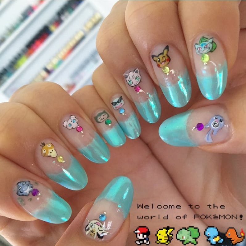Pokemon Nail Art