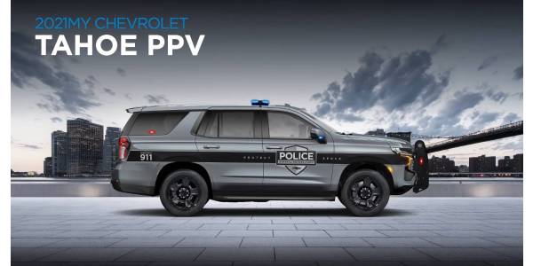 2021 Police Tahoe Detailed During GM Virtual Solutions Summit
