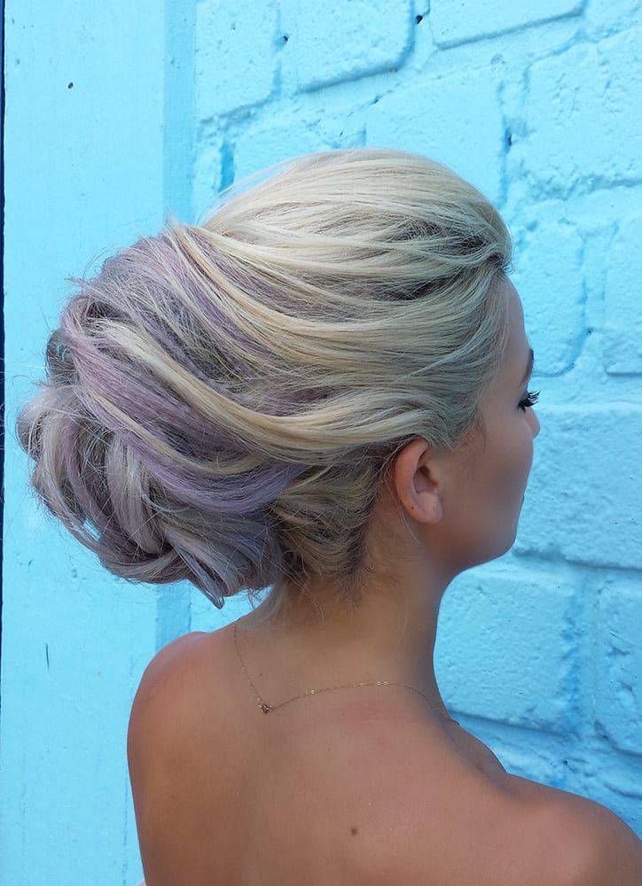 TRENDING THIS FALL: Metallic Top Coat Haircolor