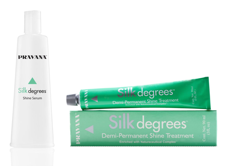 Pravana Silk Degrees Shine Treatment and Silk Degrees Shine Serum