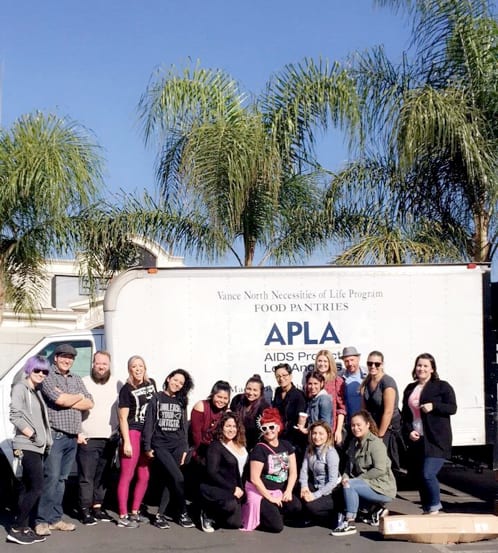 Pravana Team Gives Back and Shows Up to Support AIDS Project LA