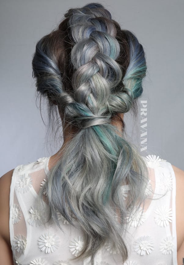 How-To: Tousled Mohawk Braid by Rebecca Taylor