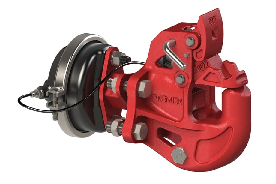 Premier Manufacturing’s Pintle Hitch Closes Automatically