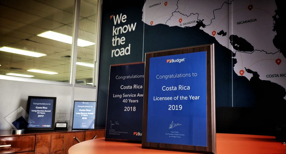 Budget Costa Rica Wins Licensee of the Year