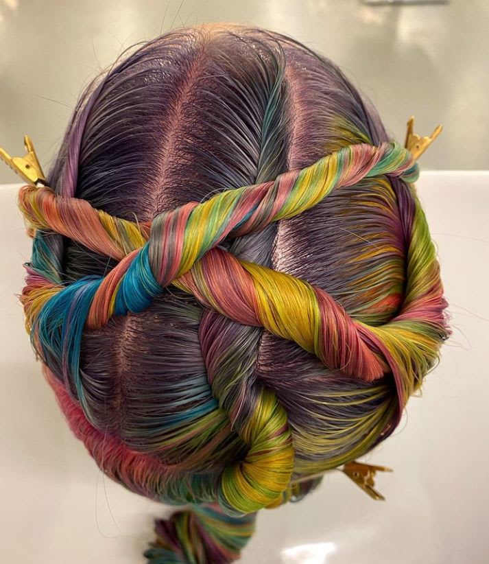 Eye Candy: Hair Color Processing Pics Are Saturated Sweets for the Soul