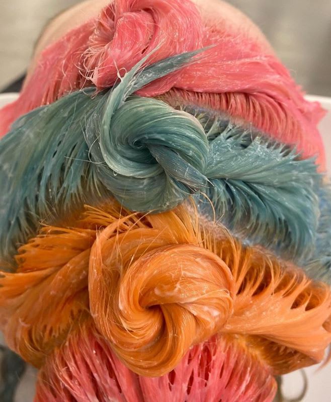 Eye Candy: Hair Color Processing Pics Are Saturated Sweets for the Soul