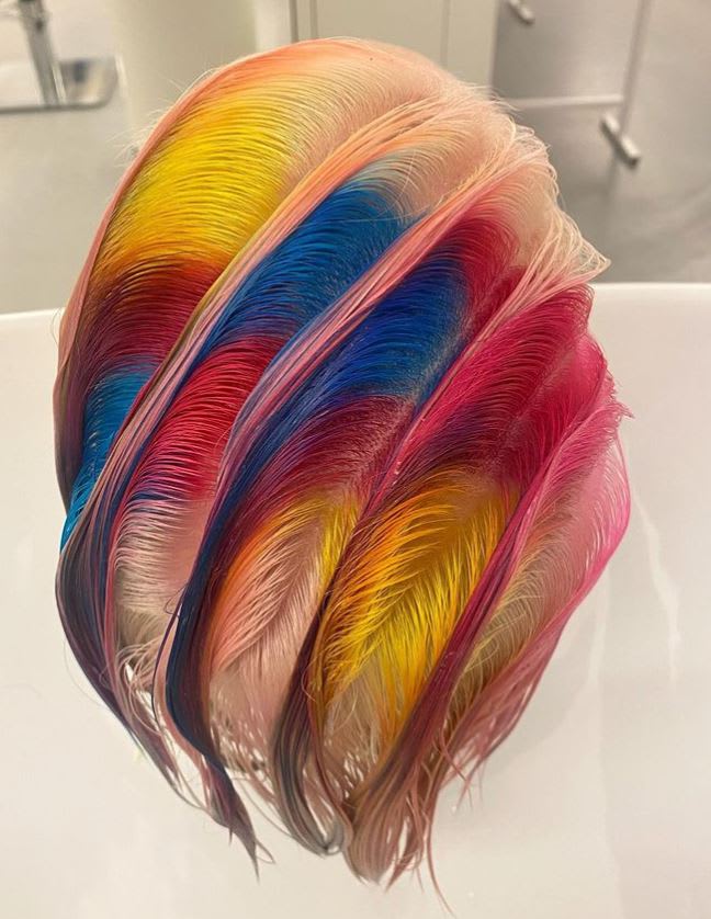 Eye Candy: Hair Color Processing Pics Are Saturated Sweets for the Soul