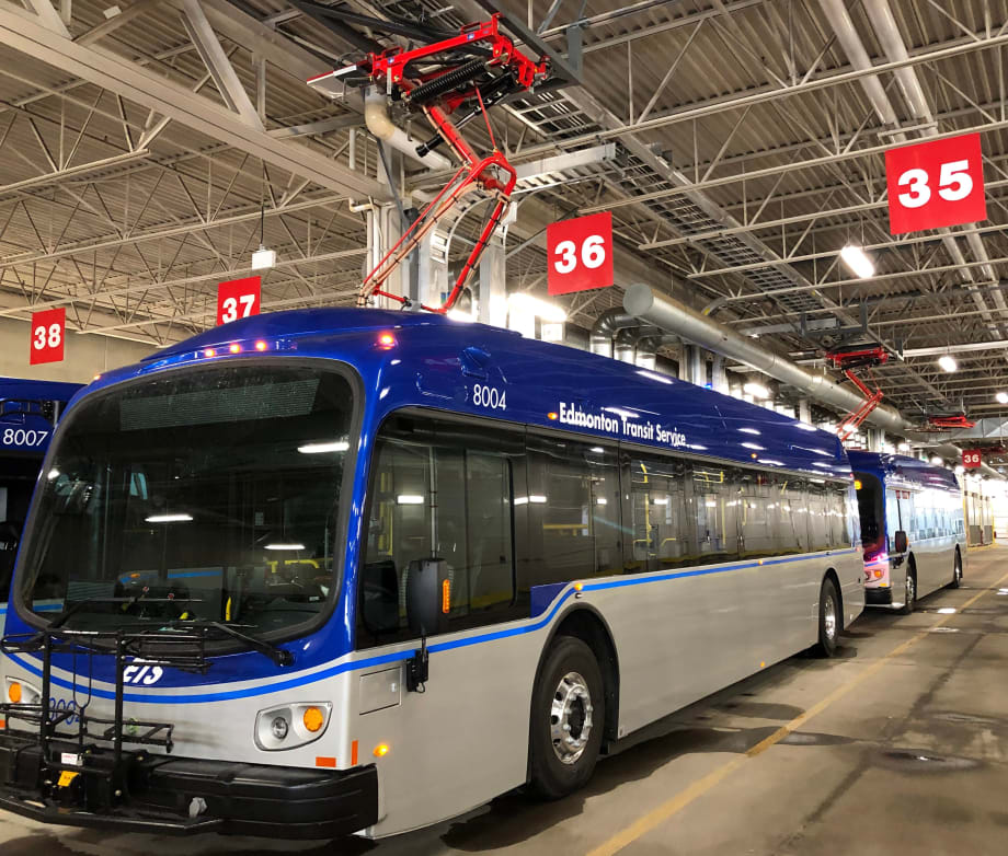 Edmonton Transit Unveils New Proterra Buses, Charging Infrastructure