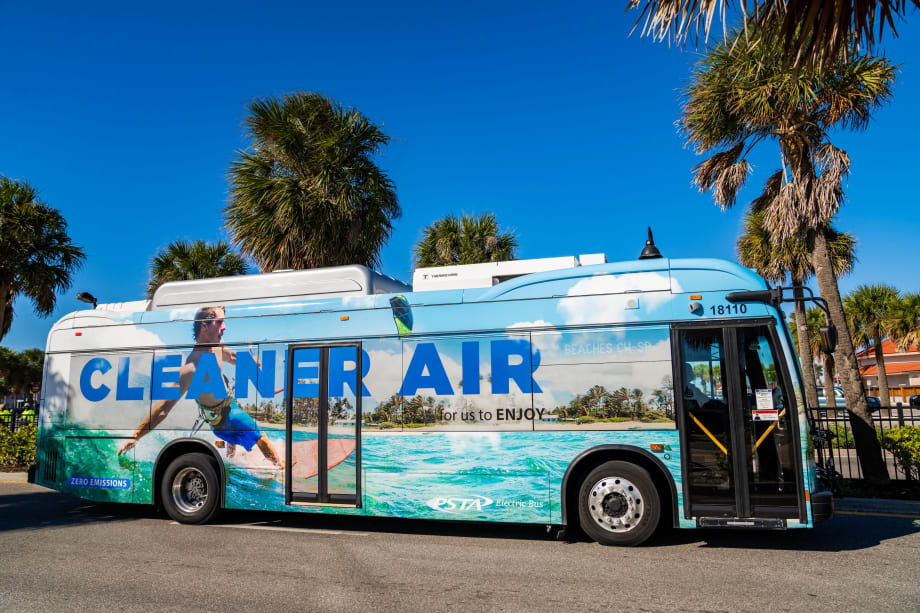Florida's PSTA Launches Spark All-Electric Bus Service