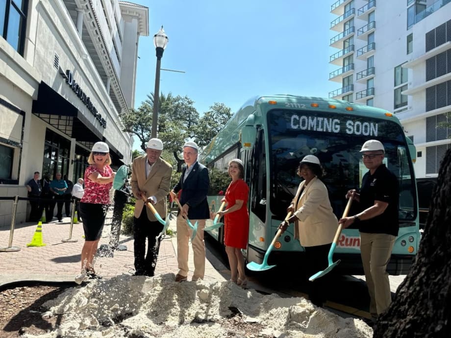 Florida's PSTA Breaks Ground on New BRT Station