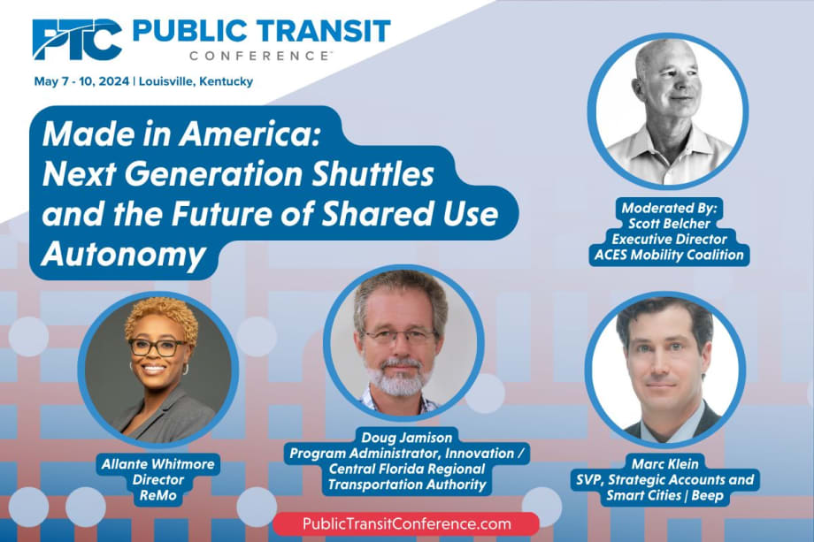 Public Transit Conference To Host Evolution of AV Session