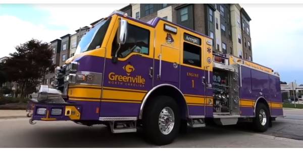 N.C. Municipality Welcomes Uniquely Colored Fire Engine