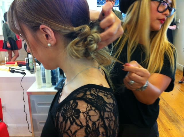 HOW TO: A Low, Chic, Textured Chignon