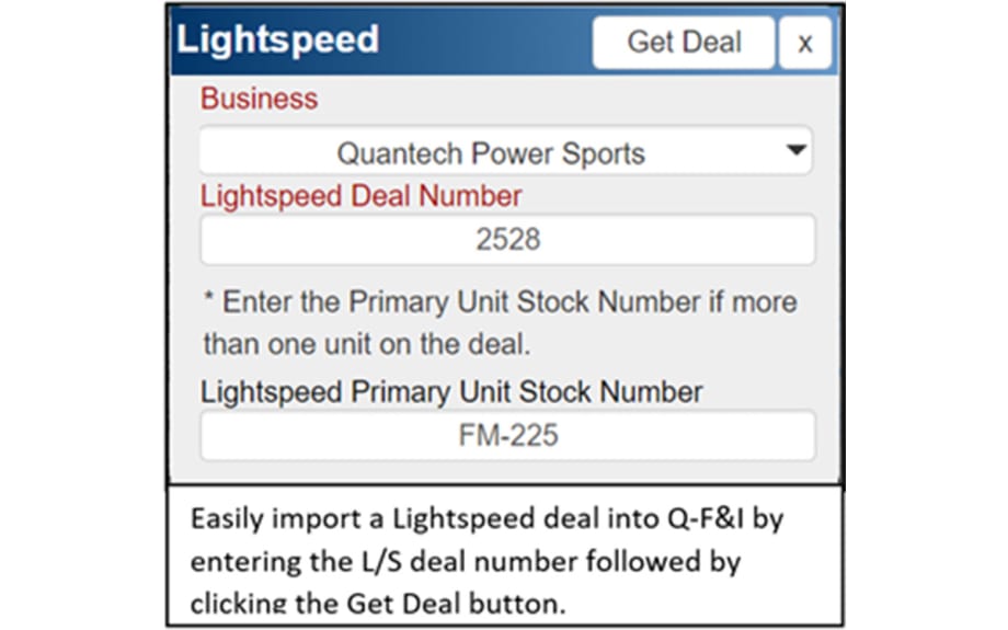 Quantech Software Completes CDK Lightspeed Integration
