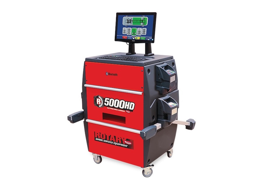 Rotary R5000HD Aligns Truck Wheels Without Rolling Compensation