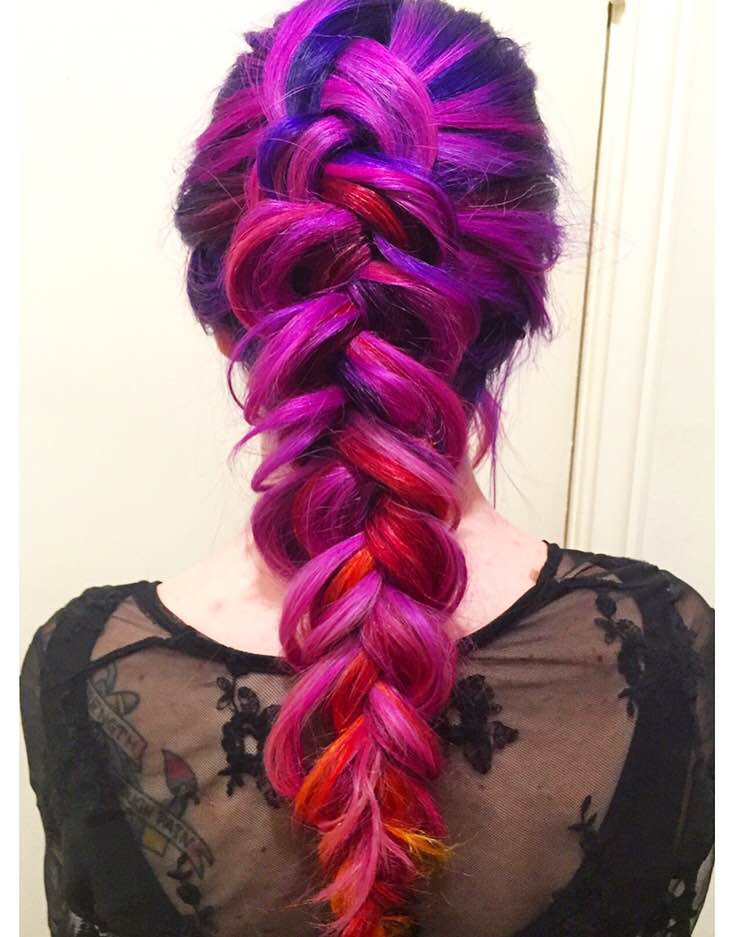 Makeover: From Fashion Green To Dimensional Magenta Melt