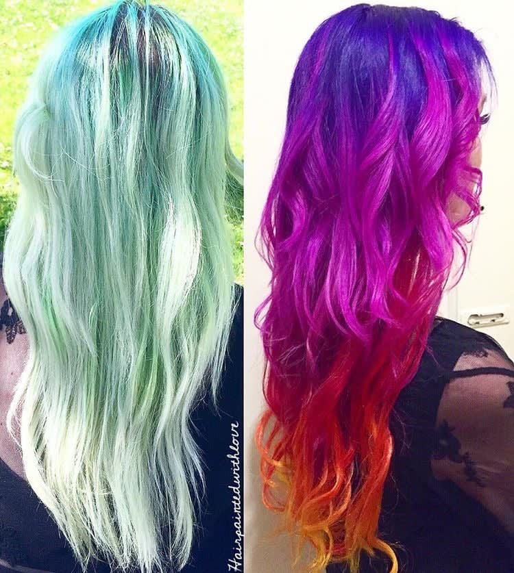 Makeover: From Fashion Green To Dimensional Magenta Melt