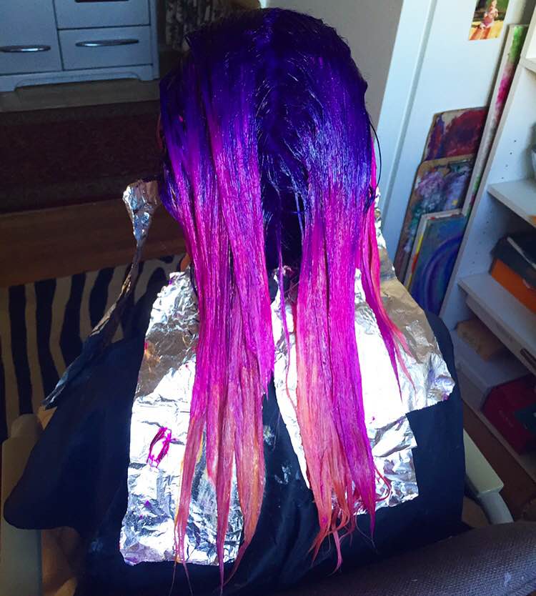 Makeover: From Fashion Green To Dimensional Magenta Melt