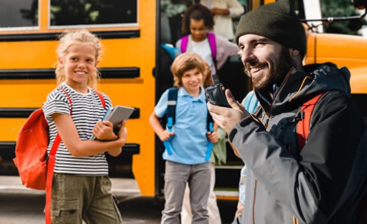New Push-To-Talk Two-Way Radio Program For School Bus Fleets