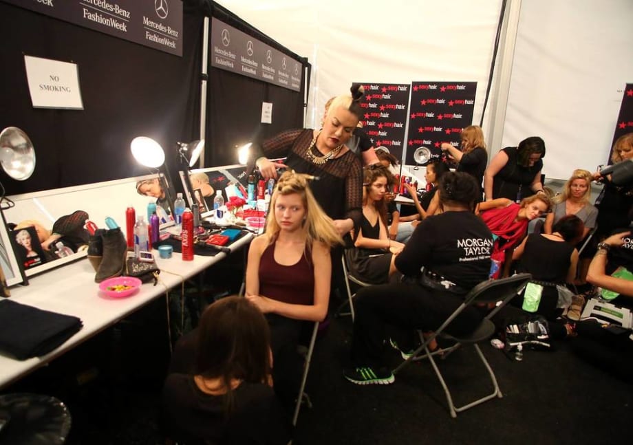 NYFW: Betsey Johnson Beauty: Sexy Hair, Morgan Taylor and Kryolan