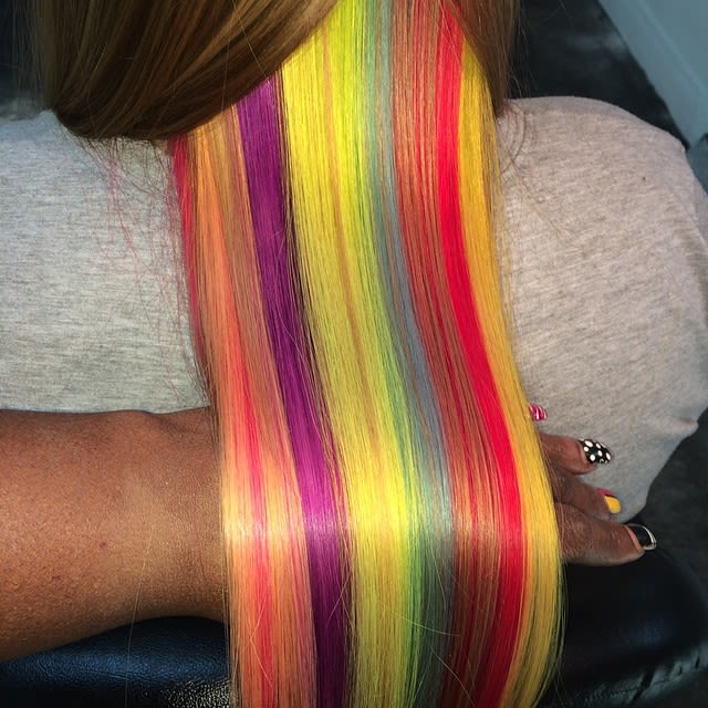 HOW-TO: Cynthia Lumzy's Peekaboo Rainbow Color