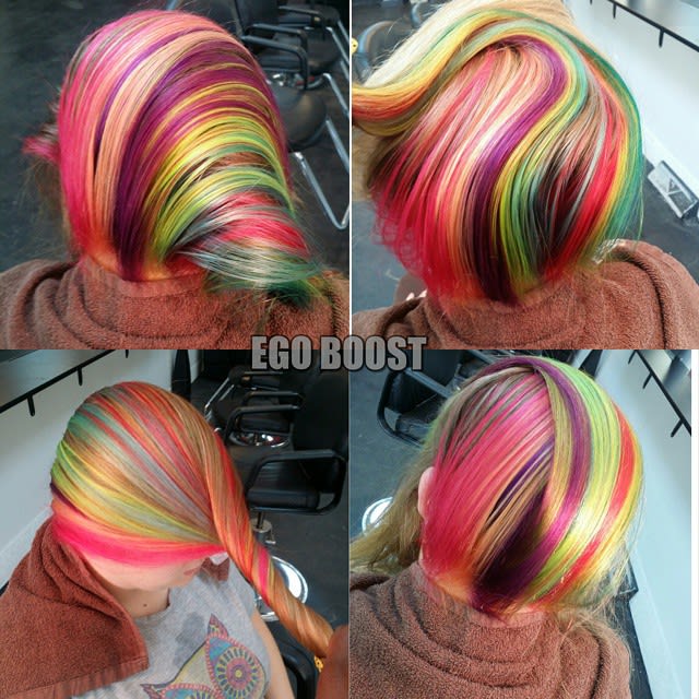 HOW-TO: Cynthia Lumzy's Peekaboo Rainbow Color