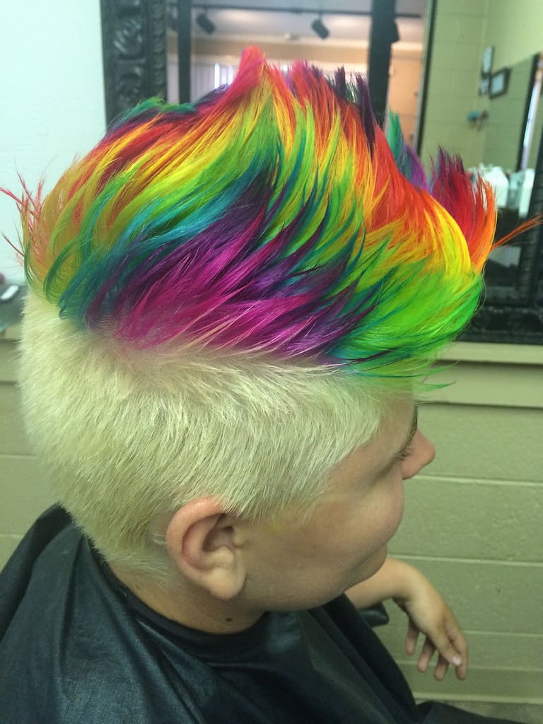 HOW-TO: Short & Spunky Rainbow Hair Color Styled 6 Ways!