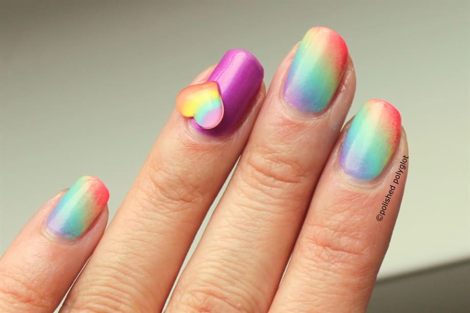 25 Rainbow Nail Art Designs