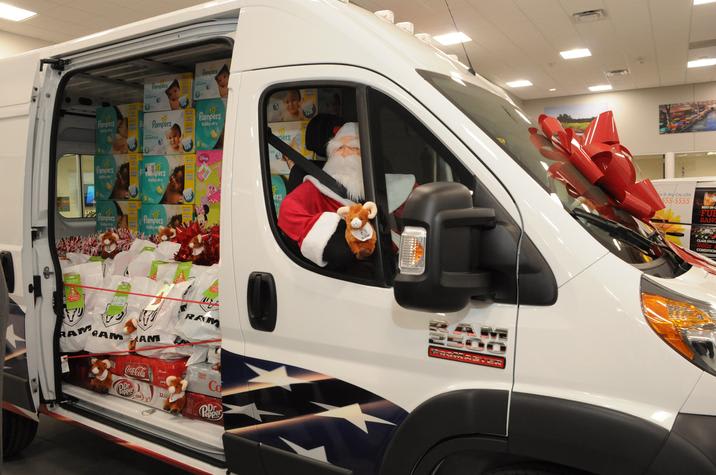 Ram Delivers ProMaster Van and Holiday Cheer to San Antonio