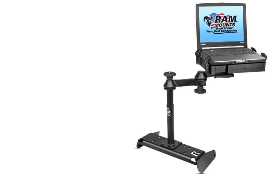 No-Drill Laptop Mount for 2014 Chevrolet Silverado 