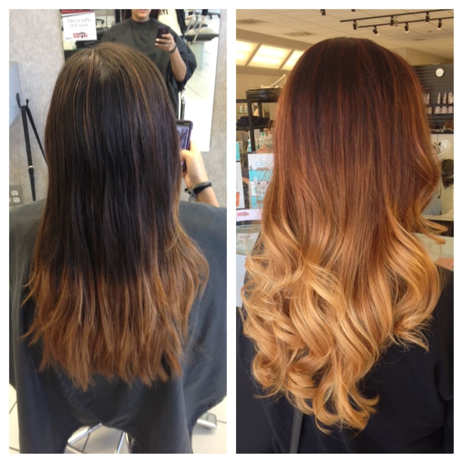 COLOR CORRECTION: Softening the Line Of Demarcation in Ombre