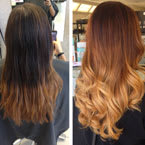 COLOR CORRECTION: Softening the Line Of Demarcation in Ombre