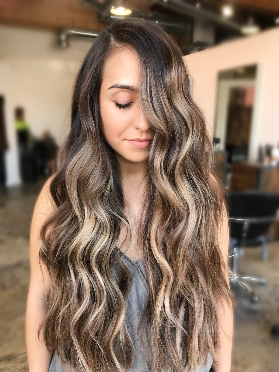 Color Update for the Client with Long Hair