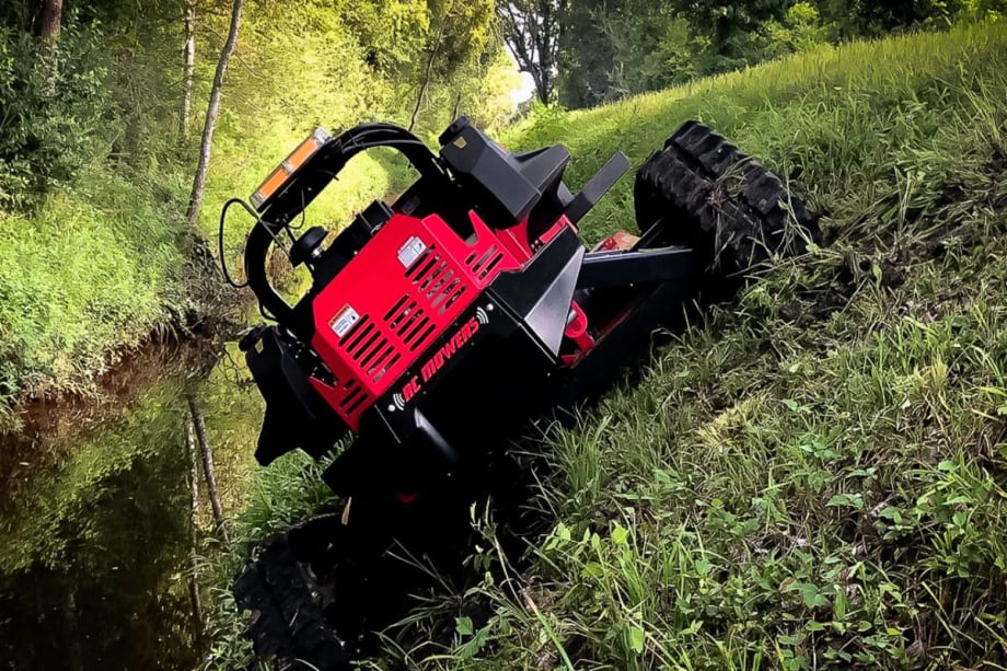 Remote Mowers Allow Safe Maintenance of Extreme Landscapes