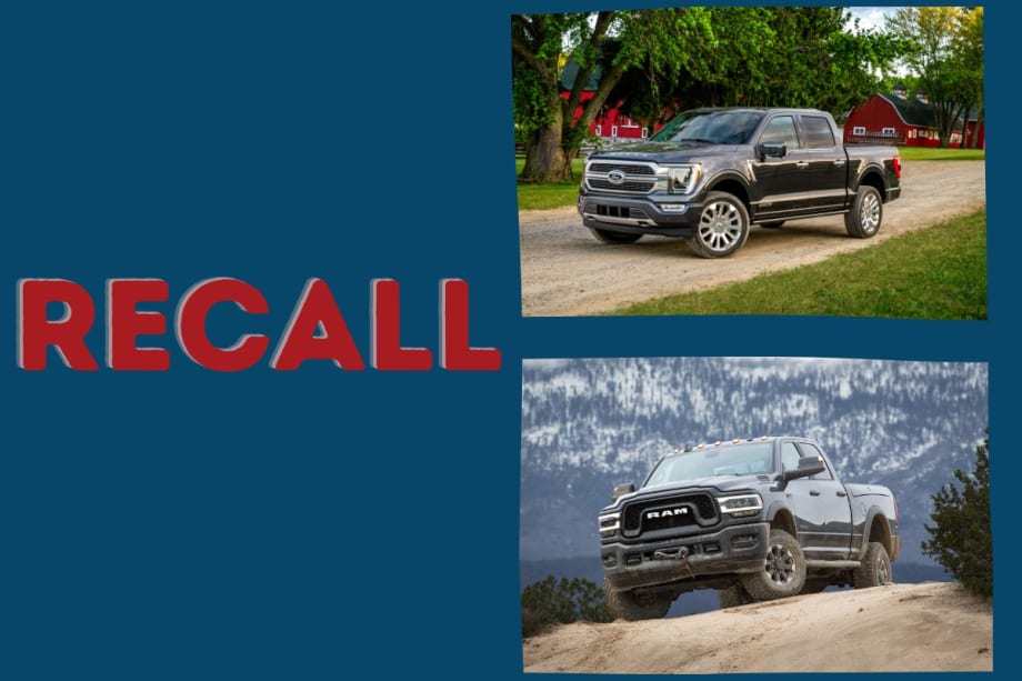 2020 to 2023-MY Ford & Ram Pickups Recalled