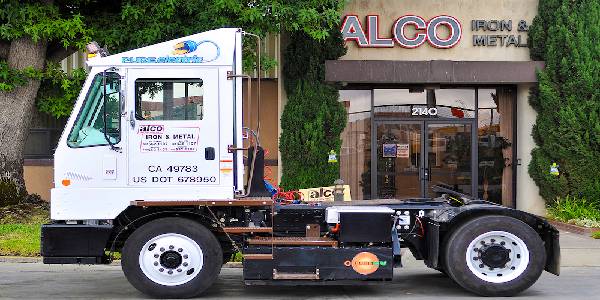 Alco Iron & Metal Deploys Orange EV All-Electric Class 8 Truck