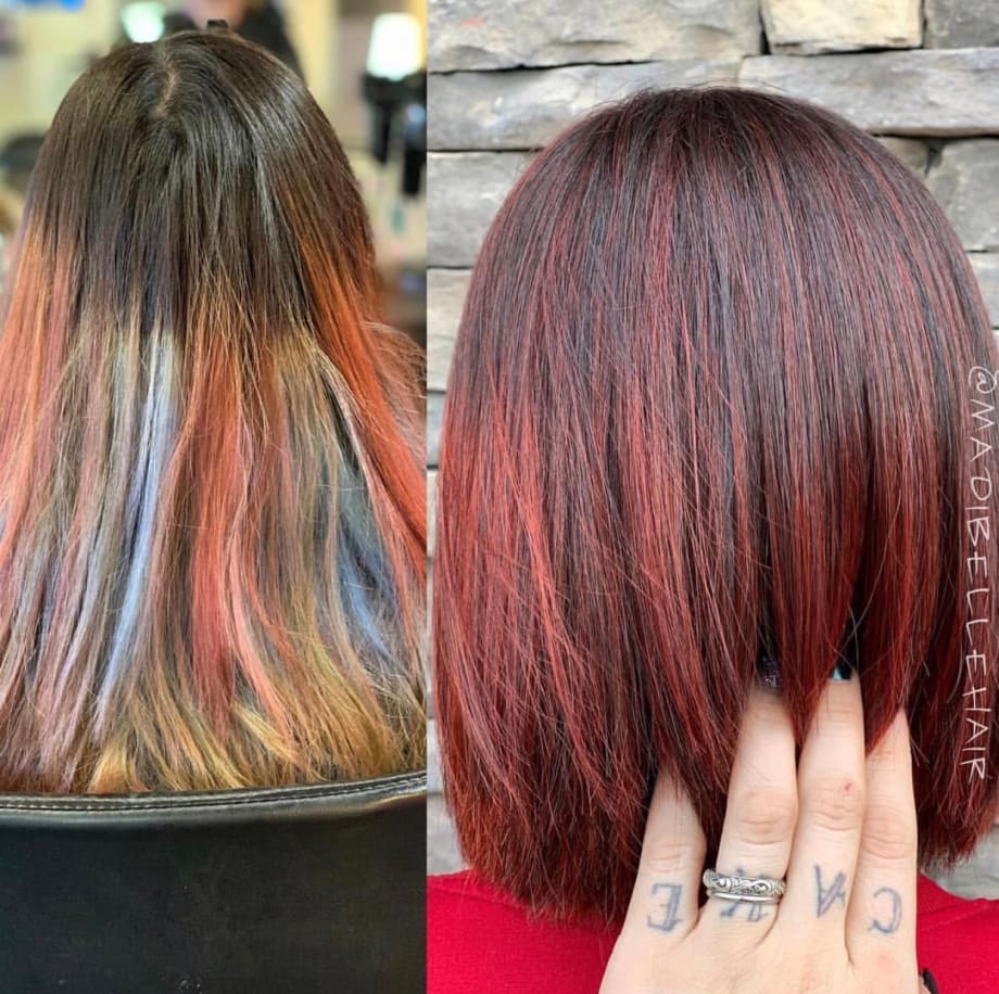 Color Correction: Faded Mermaid to Rich Redhead