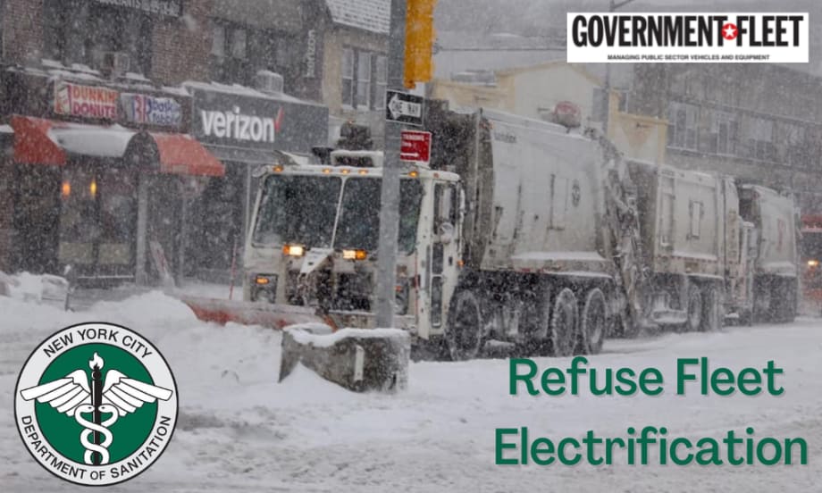 NYC Sanitation Fleet May Not Meet Electrification Deadline