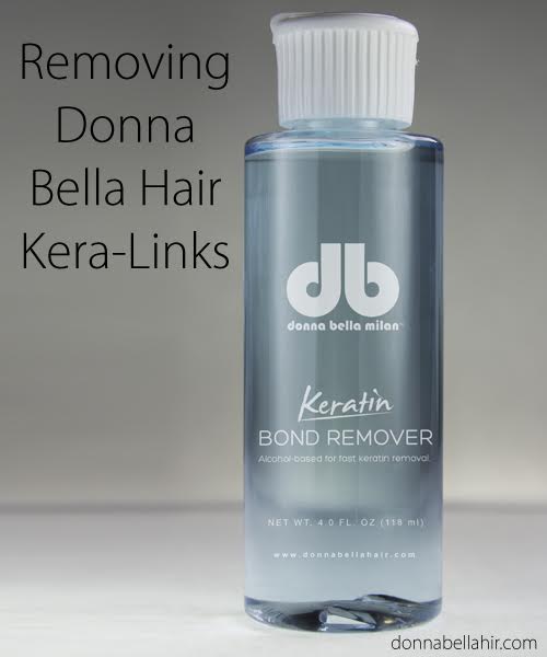 How to Remove Donna Bella Hair's Kera-Link Fusion Hair Extensions
