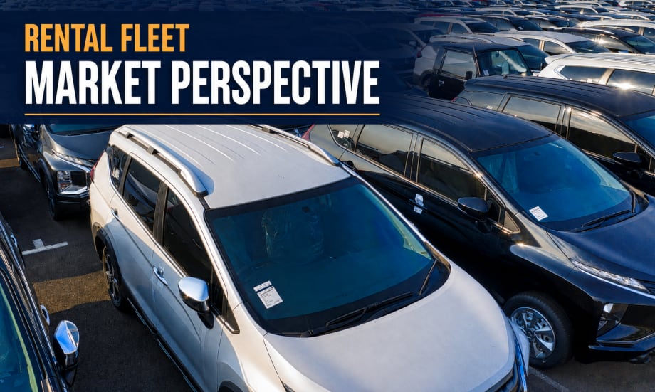 car being sold with text rental fleet market perspective