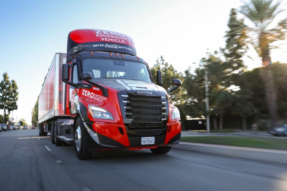 Coca-Cola Bottler Gets First Heavy-Duty EVs for California Trucking Fleet