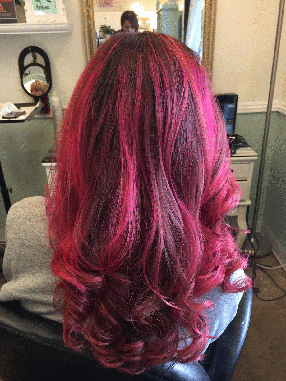 TRANSFORMATION: Pretty Dimensional Pink